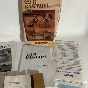 Datasoft 221B Baker St. Detective Game